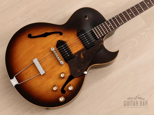 1965 Gibson ES-125 DC Cutaway Vintage Archtop Gitarre Sunburst mit P-90s, Gehäuse - Bild 1 von 19