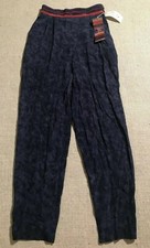 Dorothy Schoelen Platinum Women  s Pants 6 Blue Pleated Slacks Vintage USA 1527