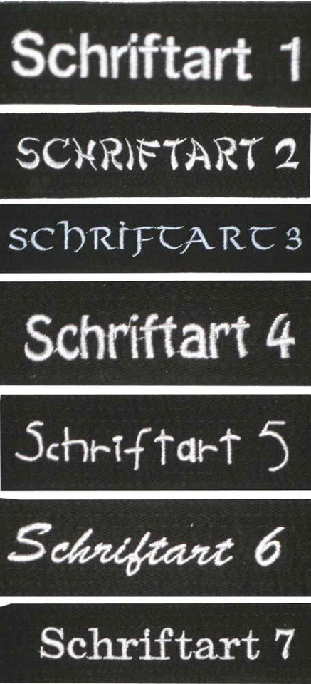 Budo-Gürtel bestickt mit Namen Judogürtel, Karategürtel, Taekwondogürtel