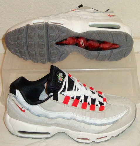 New Nike Air Max 95 SE Bone Red Mens US Size 7.5 UK 6.5 EUR 40.5 DQ0268 002 - Picture 7 of 8