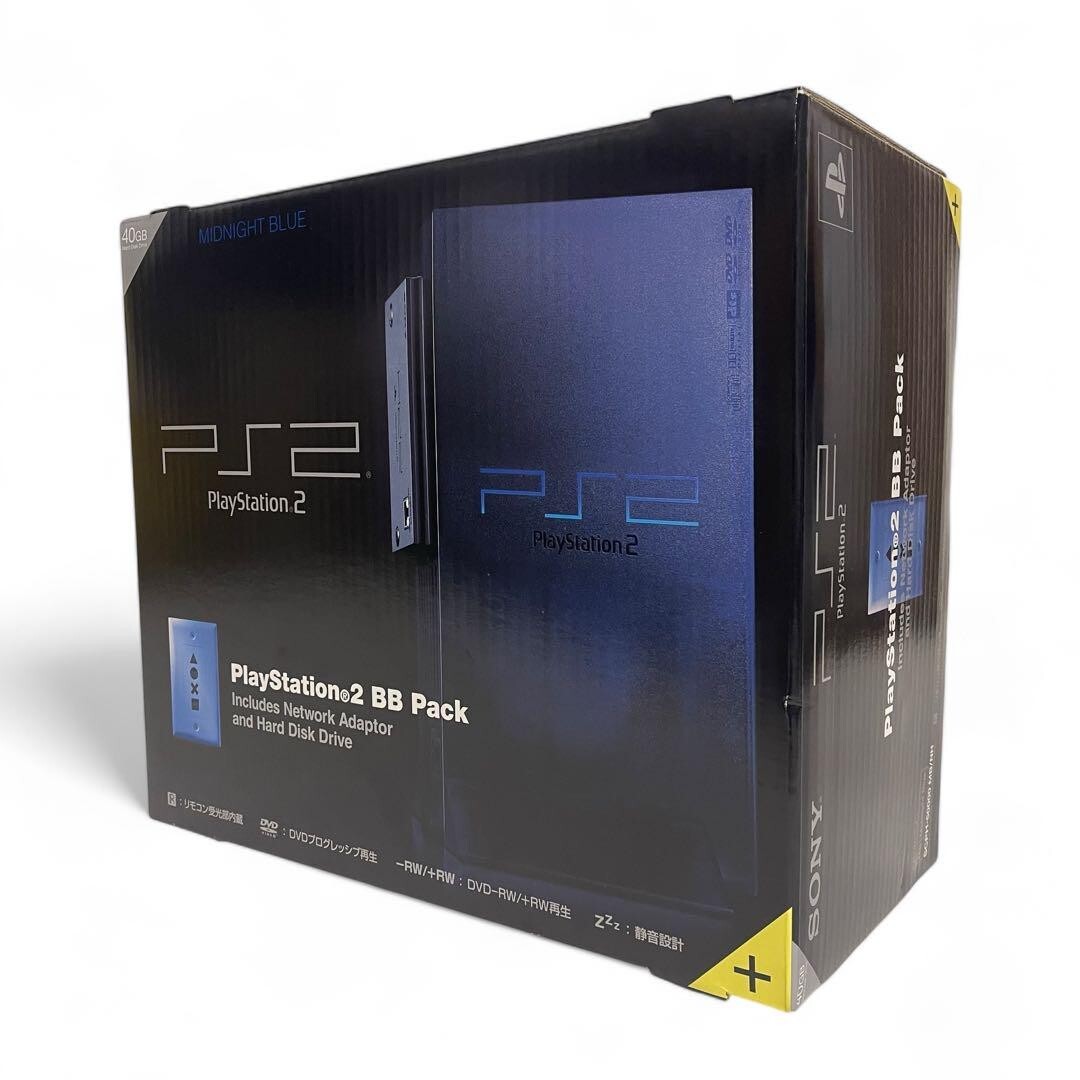 ☆SONY☆PS2本体☆SCPH-50000 MB/NH☆ネットワークアダプター付☆