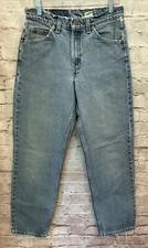 Levis Jeans Mens 30x30 29 550 Relaxed Fit Orange Tab Vintage 90  s Distressed