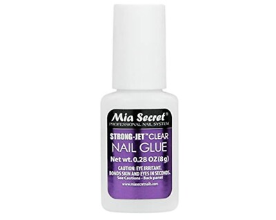 Mia Secret Strong Jet Clear Nail Glue w/Calcium&Vitamin E 8g-PICK QUANTITY (340)