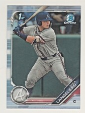 2019 Bowman Chrome Draft REFRACTOR #BDC-67 SHEA LANGELIERS RC Rookie 1ST BOWMAN