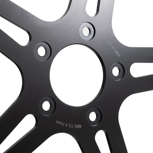 For Harley Dyna 00-05 Softail 00-14 Floating 15" Big Front Brake Rotor & Bracket - Picture 4 of 7