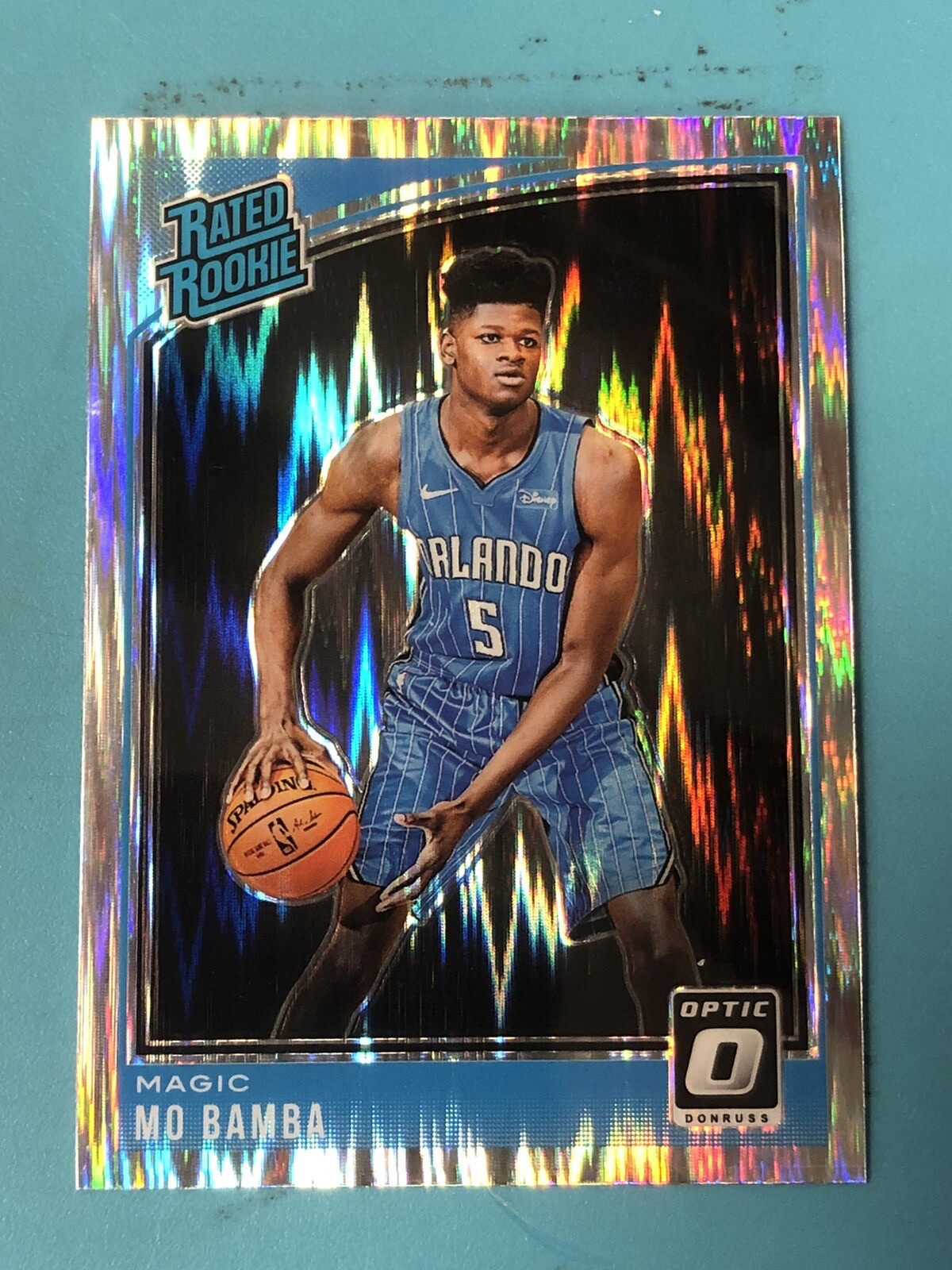 2018-19 Panini Donruss Optic Rated Rookie Shock Prizm Mo Bamba #160 Rookie RC