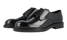 PRADA Leather BESPOKE WELT SEWN Dress Shoes - 2EA072 - Black - NEW