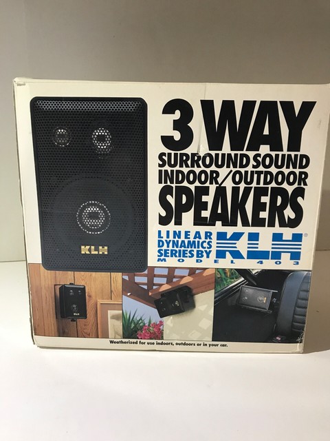 klh outdoor speakers