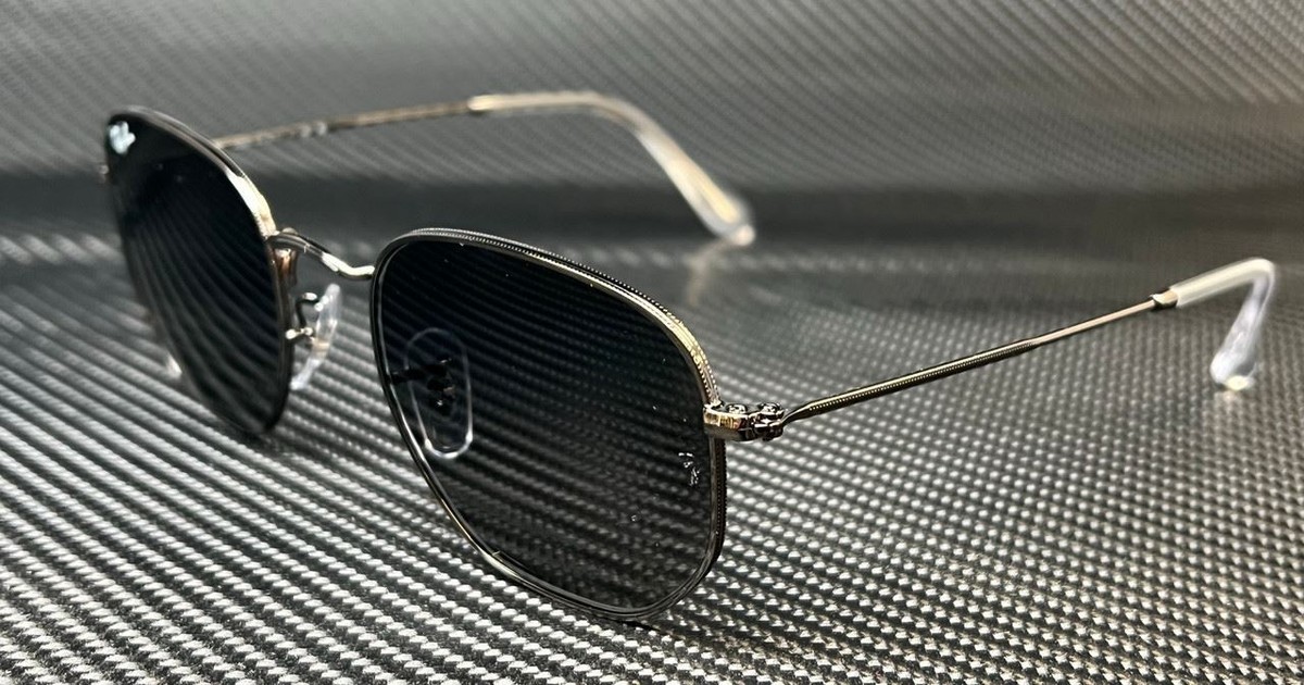 RAY BAN RB3548N 004 71 Gunmetal Grey Grad Unisex 54 mm Sunglasses 