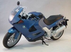 1:6 BMW K1200RS diecast model road bike blue / black 1:6th scale MOTOR MAX 76251