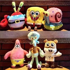 SpongeBob Schwammkopf Plüschtier Weiches Stofftier Spielzeug Geschenk Kinder 