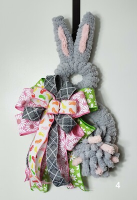 Bunny Wreath, Easter Wreath, Spring Wreath, Holiday Wreath, Custom Wreath, Bunny