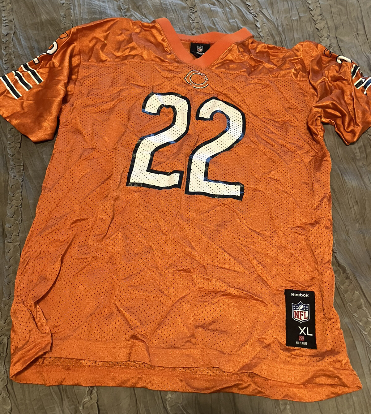 MATT FORTE Chicago BEARS Football REEBOK Replica Youth Size XL Jersey