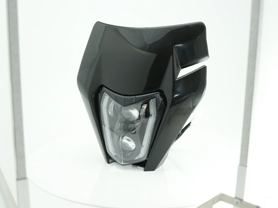 For Honda CRF250F CRF450R/X CRF250R XR400 Dirt Bike LED Headlight BLACK Fairing - Image 3 of 4