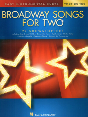 22 Musical Broadway Songs for Two Easy Instrumental Duets Noten für 2 Posaune(n)