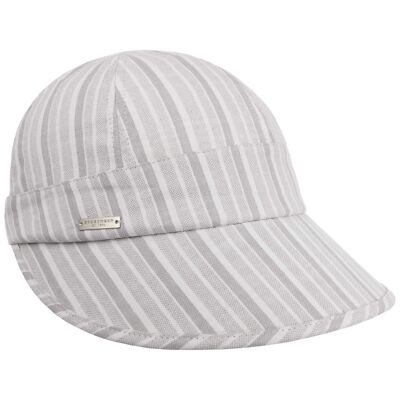 SEEBERGER Malea Stripes Visor Sonnenvisor Damenvisor Sonnencap Damencap