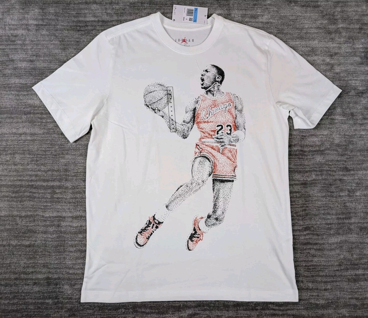 Nike Air Jordan MJ Dot Graphic Shirt NWT Size Medium FZ1936
