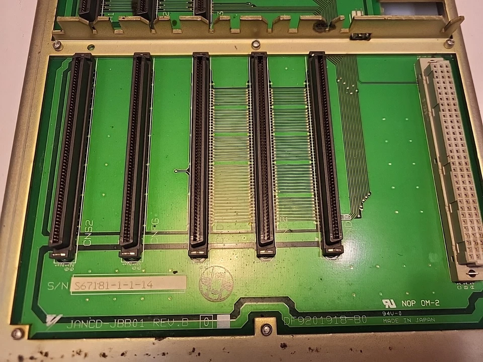 YASKAWA CIRCUIT BOARD JANCD-JBB01 REV B0 DF9201918-B0, FROM MATSUURA RA-1G VMC - Image 4 of 4