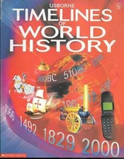Usborne Timelines of World History - Paperback By Chisholm, Jane - GOOD