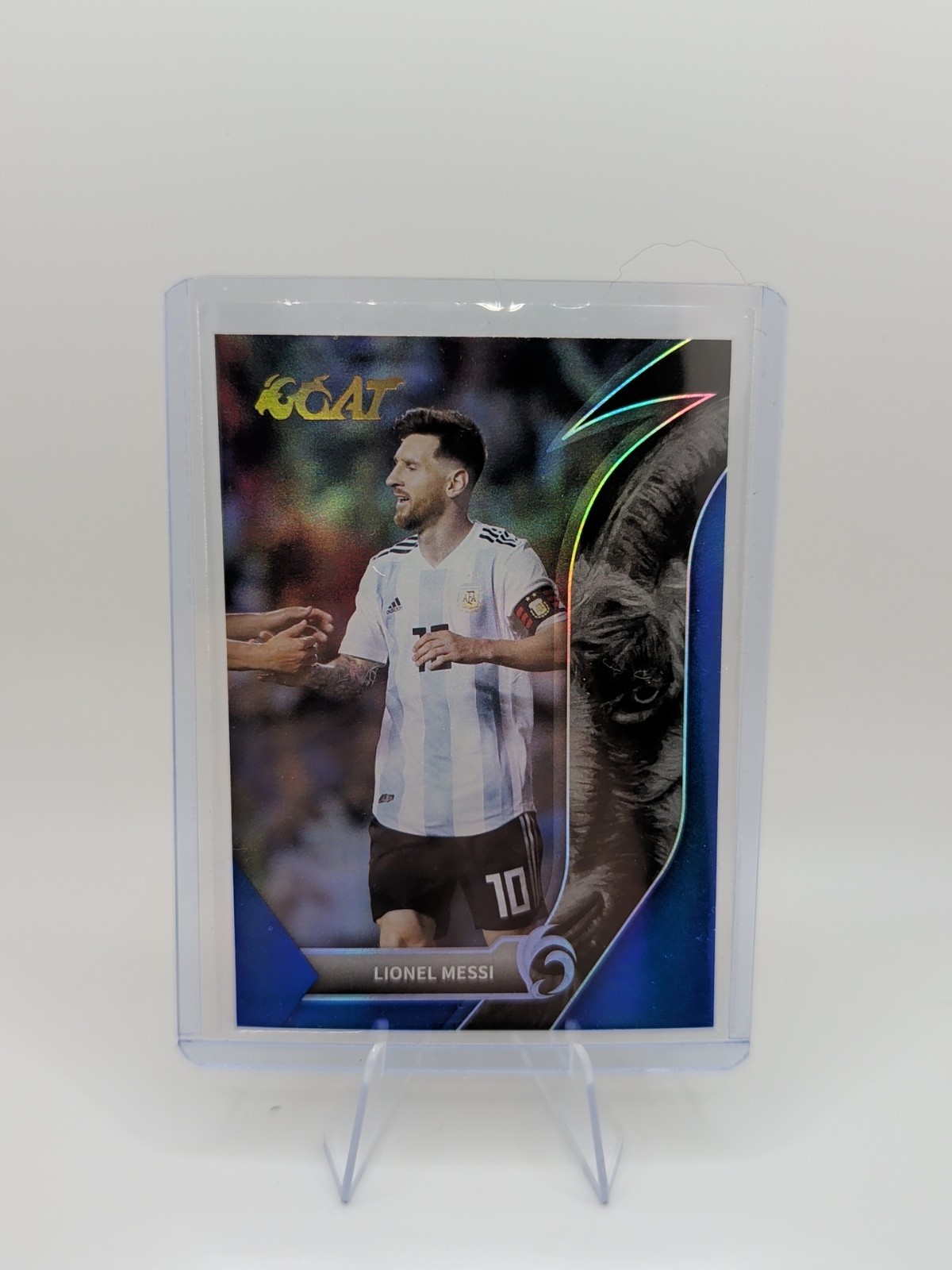 2023 Fansmall Argentina GOAT Lionel Messi Deep Blue /91 #63
