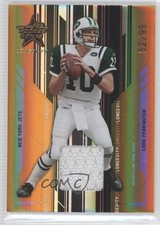 2005 Leaf Rookies & Stars Longevity Gold Materials 52/99 Chad Pennington #65 0f8