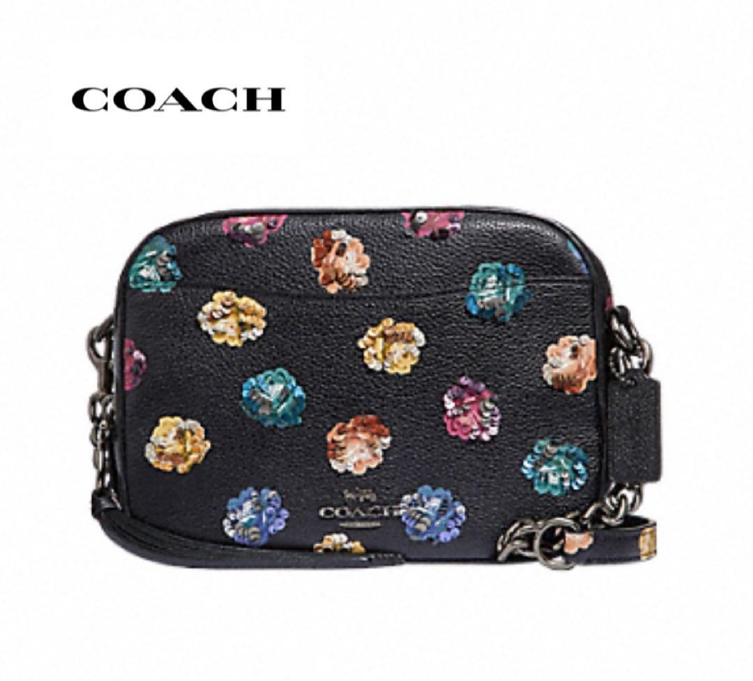 Vintage COACH Camera Bag with Rose Shoulder Strap Style PC8NRM