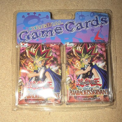 Konami Yu-Gi-Oh! Pharaoh's Servant Booster Pack Lot (2) English 9 Cards/Pack
