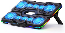 Laptop Cooling Pad with 10 Fans, Gaming Laptop Fan for 12-18.1 Inch, Laptop Cool