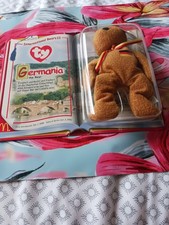 TY Beanie Germania McDonalds 2000 International Bears Unopened Package