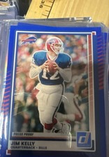2025 Panini Donruss - Jim Kelly #44 Press Proof Blue