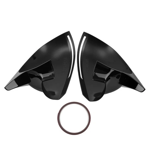 Mirror Housing Pair for Audi A5 S5 A6 A4 S6 RS6 2008-2018 Black ABS Pair