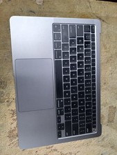 Apple Macbook Air 13" A2337 2020 Silver Palmrest Touchpad Keyboard GRAY