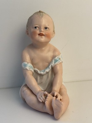 Antique Gerbruder Heubach Sitting Piano Baby Germany