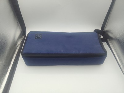 Phonodisc Soft Navy Blue Cassette Case/ Holds 15