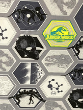 Kid Jurassic Park World Dinosaur Twin Flat Bed Sheet T Rex Bone Black Green Grey