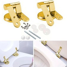 Toilet Seat Hinges , Gold Toilet Seat Hinges, Long Lasting Gold Toilet Hinges