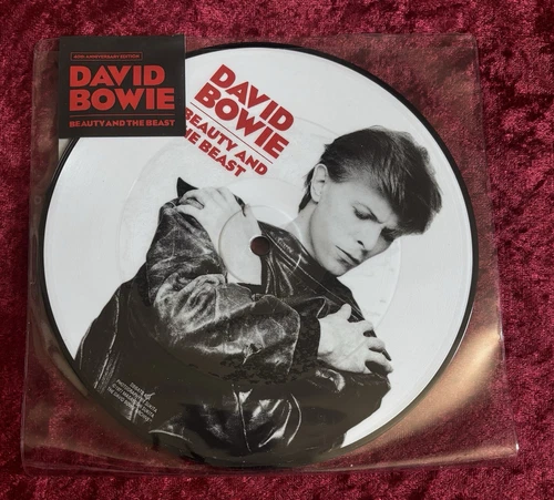 DAVID BOWIE “BEAUTY AND THE BEAST” 40TH ANNIVERSARY PICTURE DISC “STILL SEALED”!