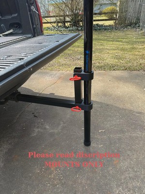HRD Lil Dude 6 mast MOUNTS for use with receiver hitch. Please read Discription