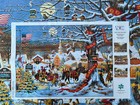 1000 Piece Buffalo Jigsaw Puzzle by Charles Wysocki "Small Town Christmas" — photo 4