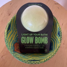 Da Bath Bomb GLOW BOMB Honeydew Scent Fizz w/ Surprise NEW Handmade