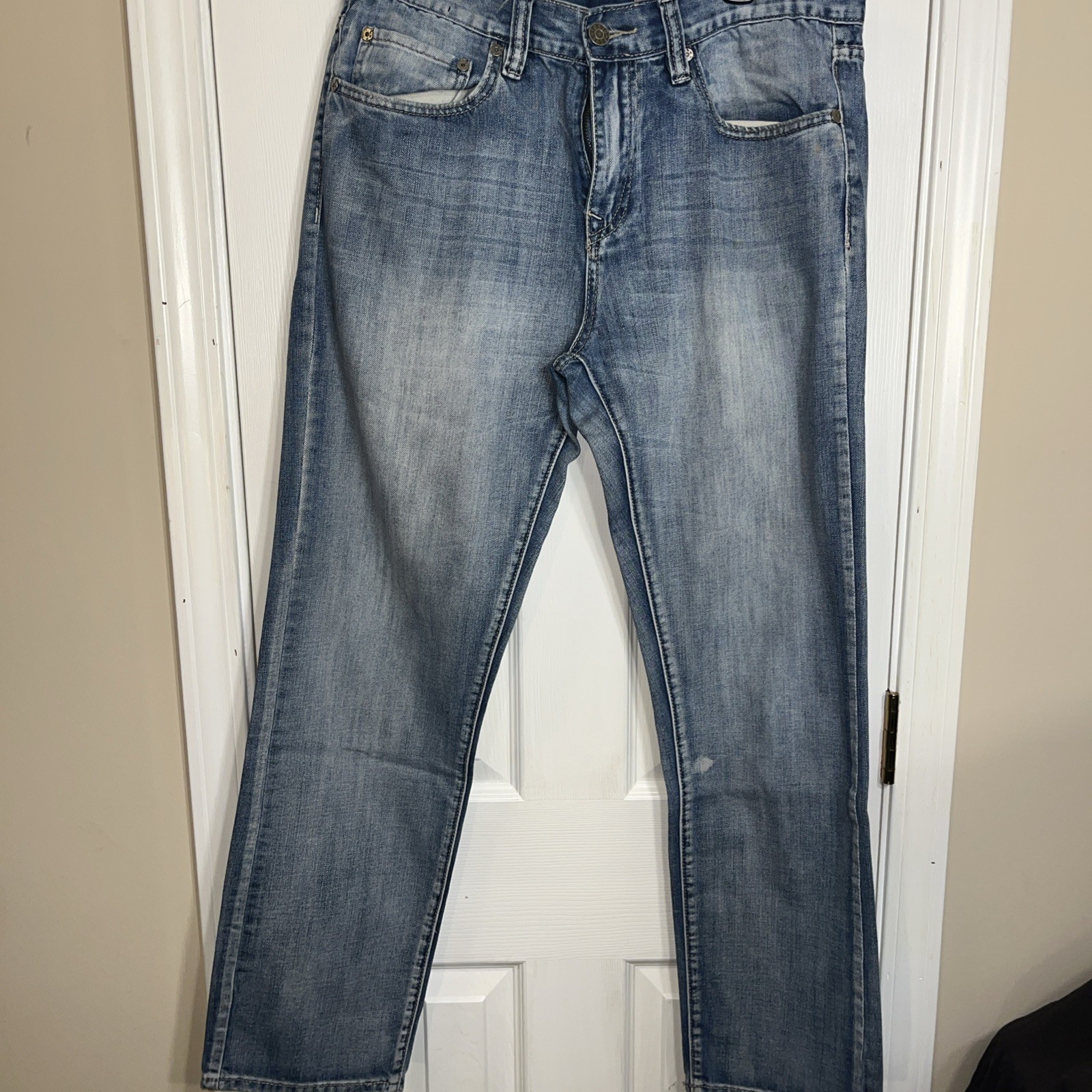 Mens Tokyo Five Respect Slim Fit Jeans Size 34x32 Medium Wash