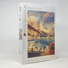 Clementoni San Francisco 1000 Piece Jigsaw Puzzle Golden Gate Bridge Sealed NEW
