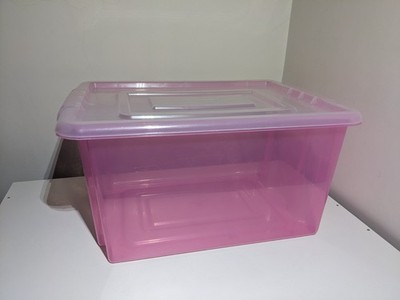 Aufbewahrungsbox Whitefurze Rosa Kunststoff