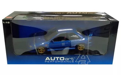 AUTOart 1/18 Subaru Impreza WRX Type R Blue Performance Used in Japan
