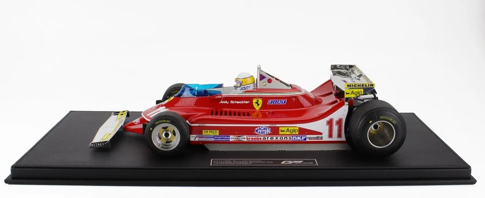 MODELLINO AUTO STATICO GP REPLICAS FERRARI F1 312T4 MONACO 1979 SCHECKTER 1/12 - Immagine 3 di 4
