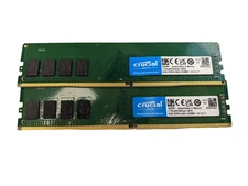 Crucial 8GB (2x8gb) 16gb total  PC4-2400 unbuffered RAM CT8G4DFS824A.C8FR 2307