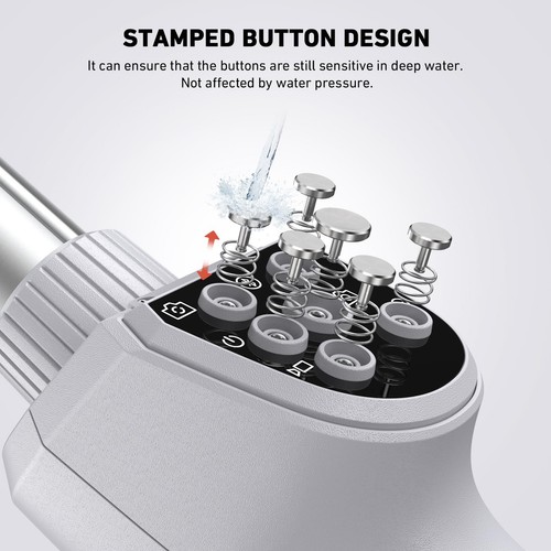 Waterproof Selfie Stick, Extendable Phone Selfie Stick with Wireless Remote S... - Picture 5 of 7