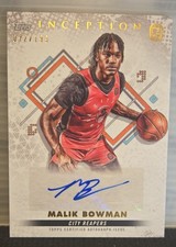 2022-23  Inception OTE Overtime Elite - Inception Malik Bowman  072/199 (AU, RC)