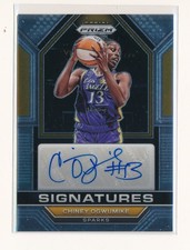 CHINEY OGWUMIKE 2022 PANINI PRIZM WNBA SIGNATURE AUTO *LOS ANGELES SPARKS*