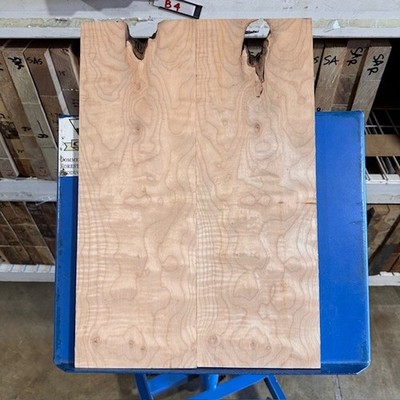 Quilted Maple 1/2'' Quilt DENSE Bookmatch KD Big Leaf 22''x15''x.5'' Fig Carve Top